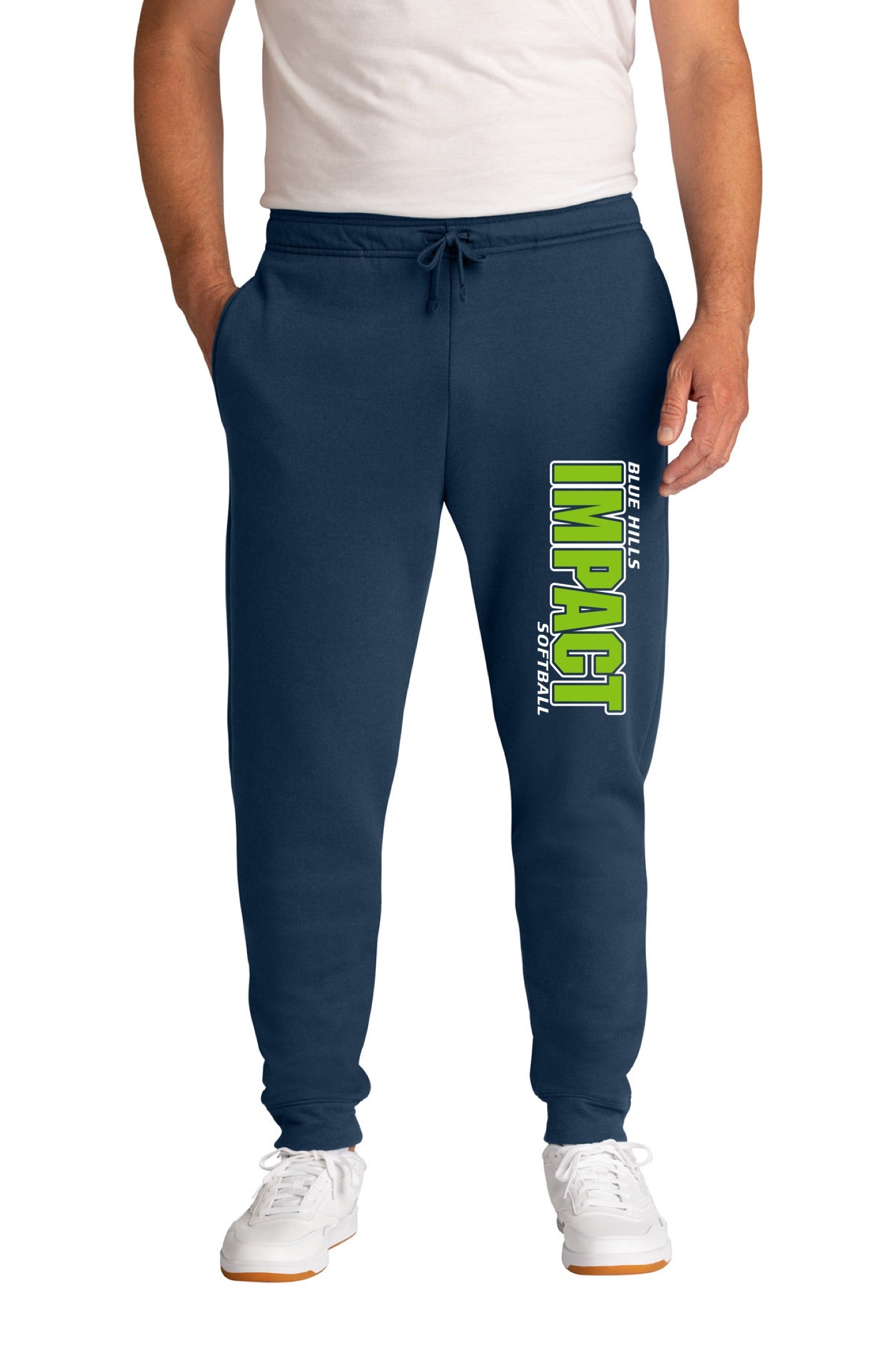 Port & Co™ Core Fleece Jogger | ADULT - GREEN IMPACT LOGO OR MOUNTAIN LOGO