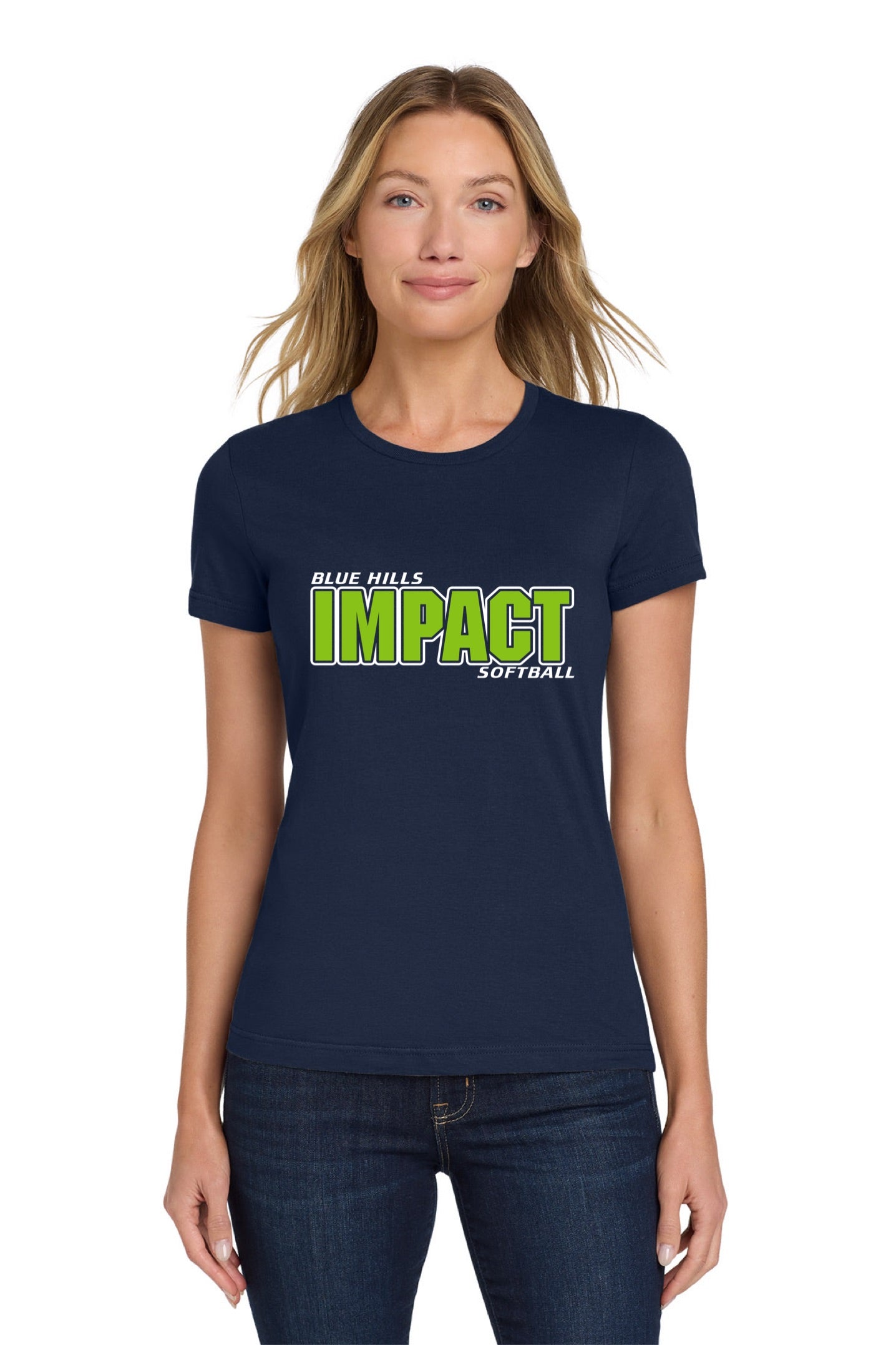 Gildan Softstyle® Women's T-Shirt - GREEN IMPACT LOGO