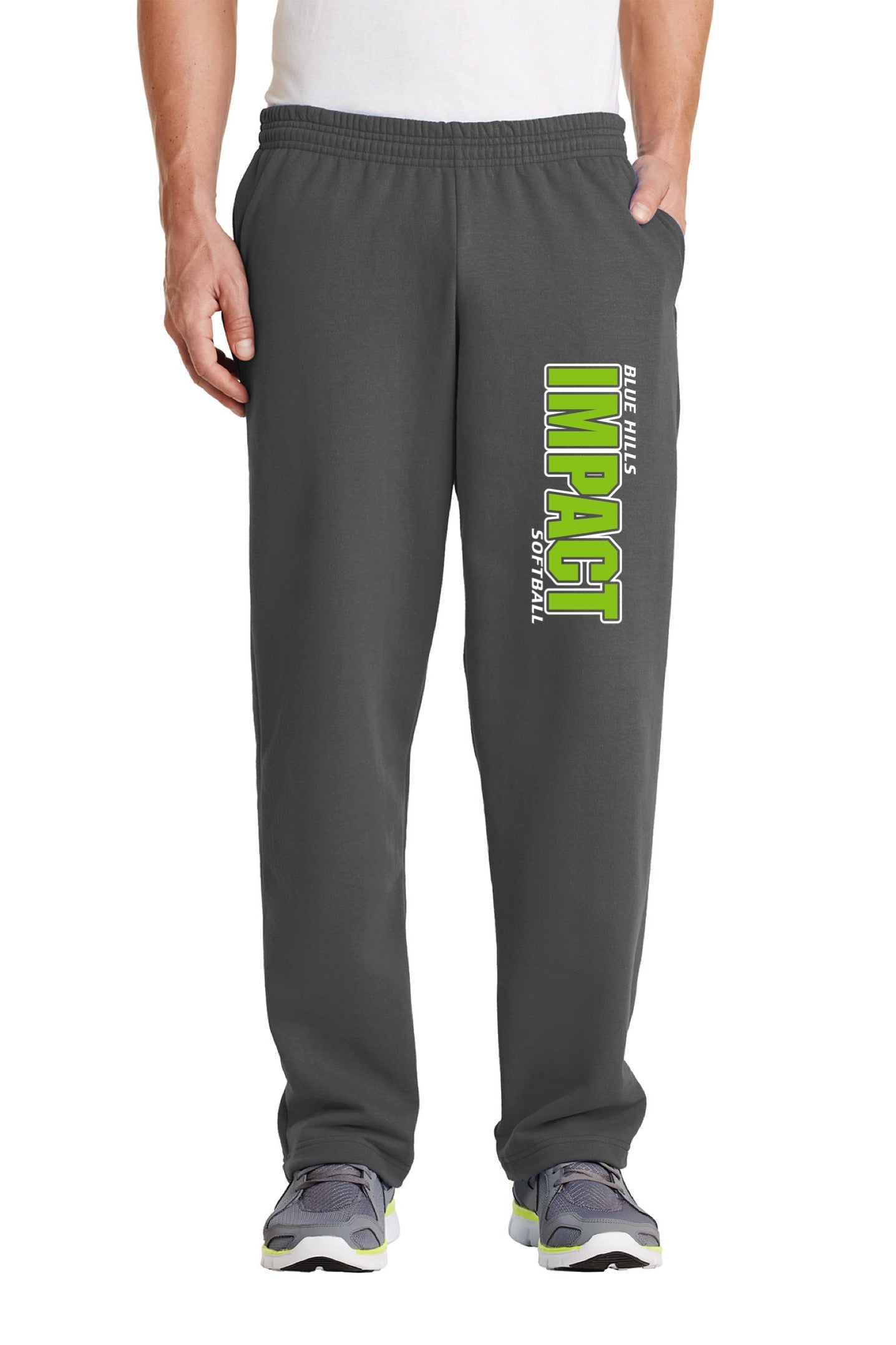 Port & Co™ Core Fleece Sweatpants | ADULT - GREEN IMPACT LOGO OR MOUNTAIN LOGO