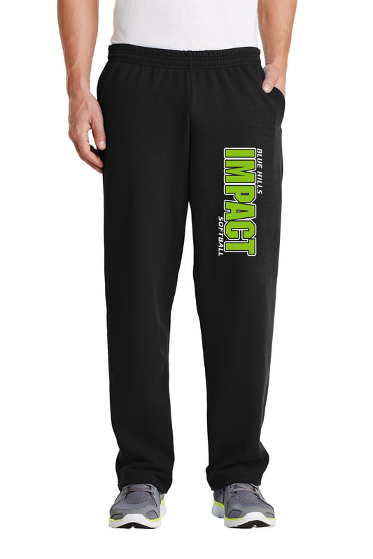 Port & Co™ Core Fleece Sweatpants | ADULT - GREEN IMPACT LOGO OR MOUNTAIN LOGO