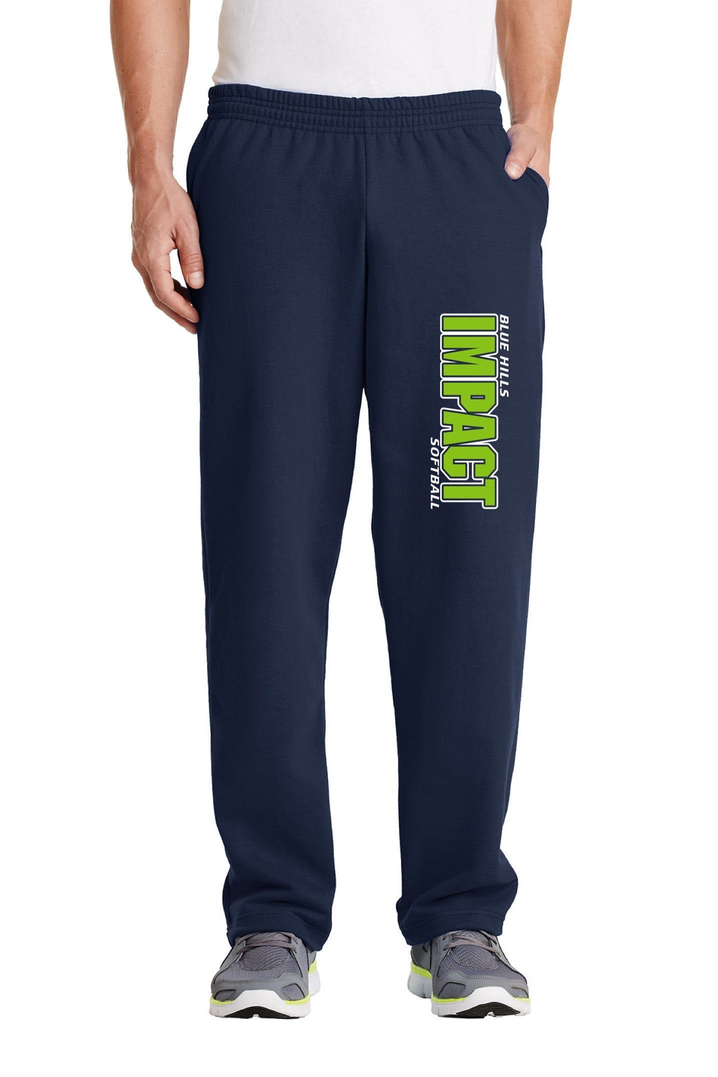 Port & Co™ Core Fleece Sweatpants | ADULT - GREEN IMPACT LOGO OR MOUNTAIN LOGO