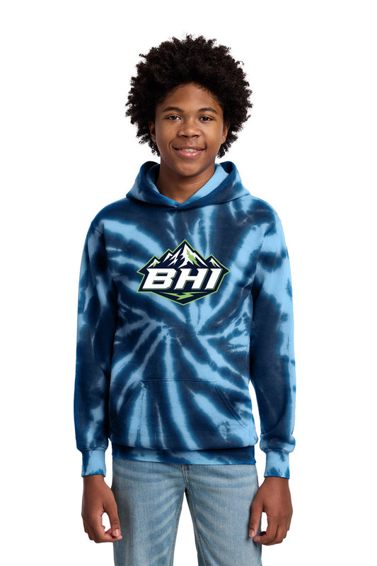 Port & Co™ Tie-Dye Pullover Hooded Sweatshirt | YOUTH