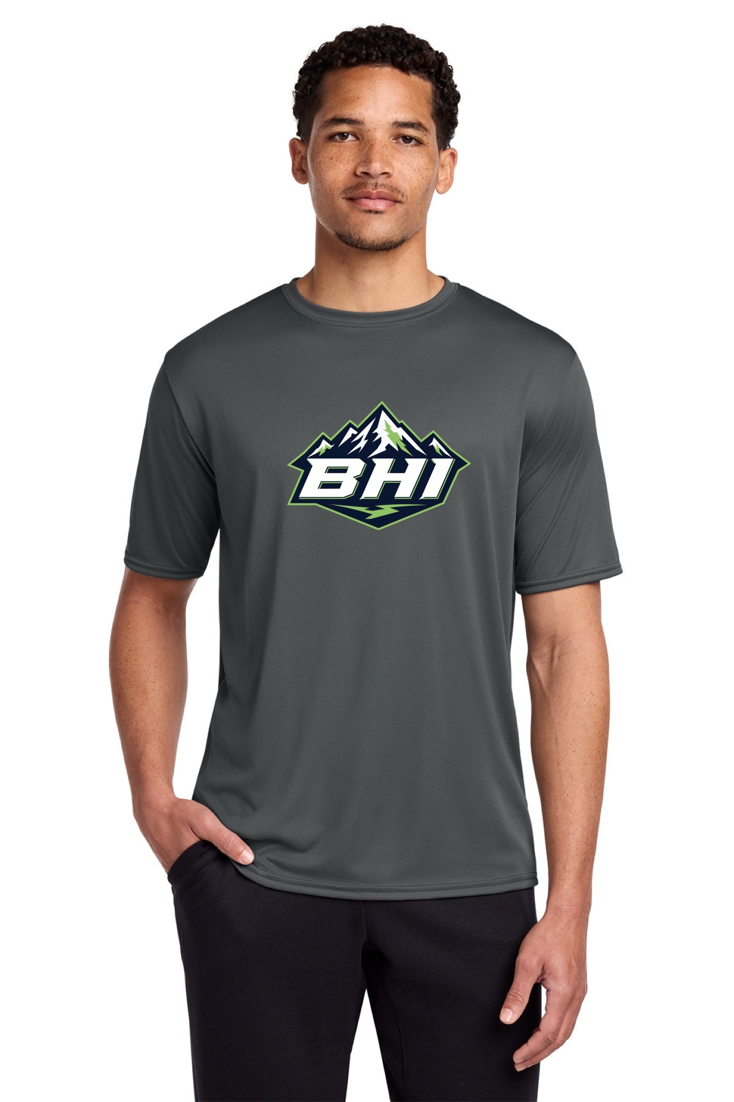 Port & Co™ Performance Tee Men's - MOUNTAIN LOGO