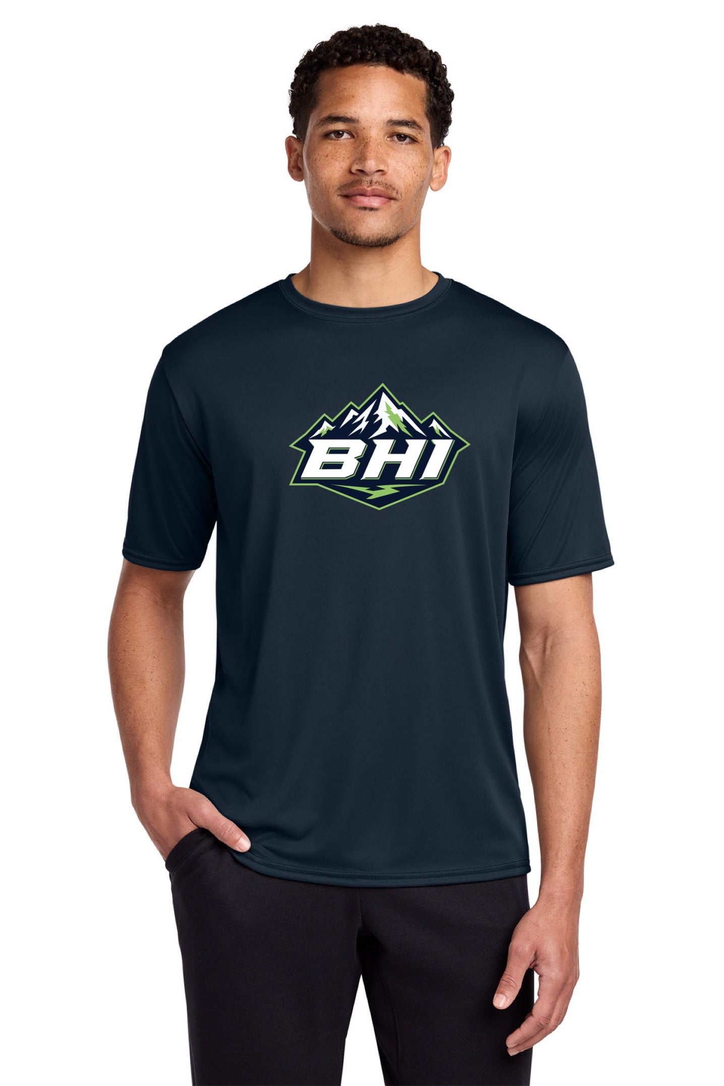 Port & Co™ Performance Tee Men's - MOUNTAIN LOGO
