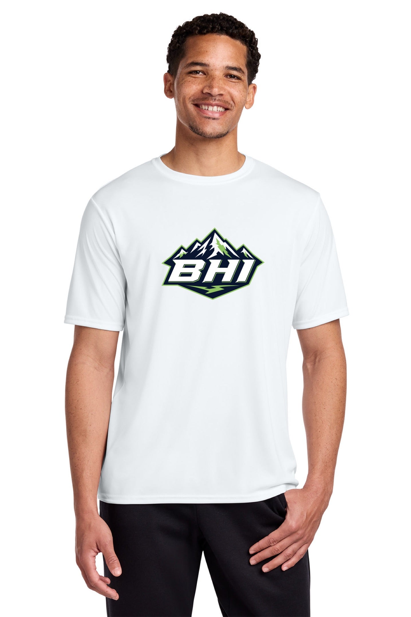 Port & Co™ Performance Tee Men's - MOUNTAIN LOGO