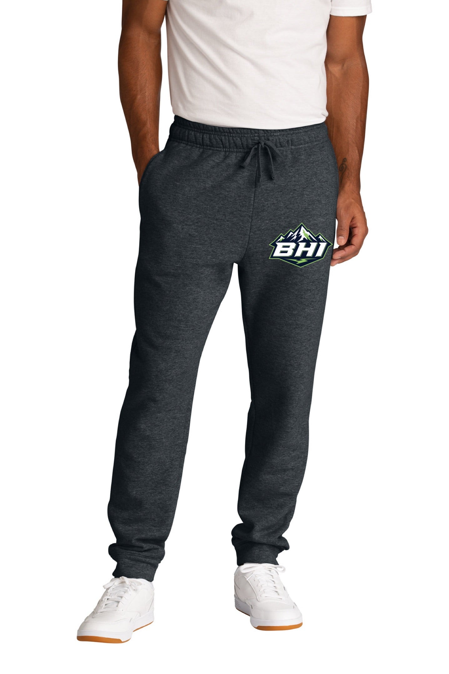 Port & Co™ Core Fleece Jogger | ADULT - GREEN IMPACT LOGO OR MOUNTAIN LOGO