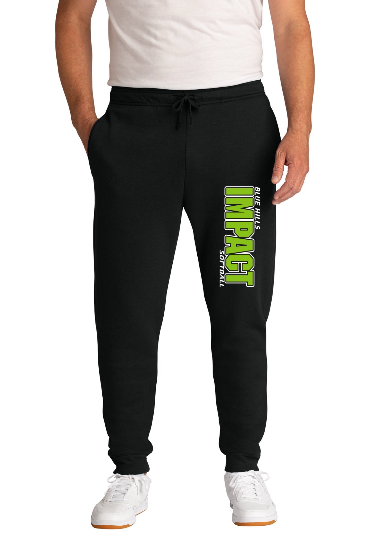 Port & Co™ Core Fleece Jogger | ADULT - GREEN IMPACT LOGO OR MOUNTAIN LOGO