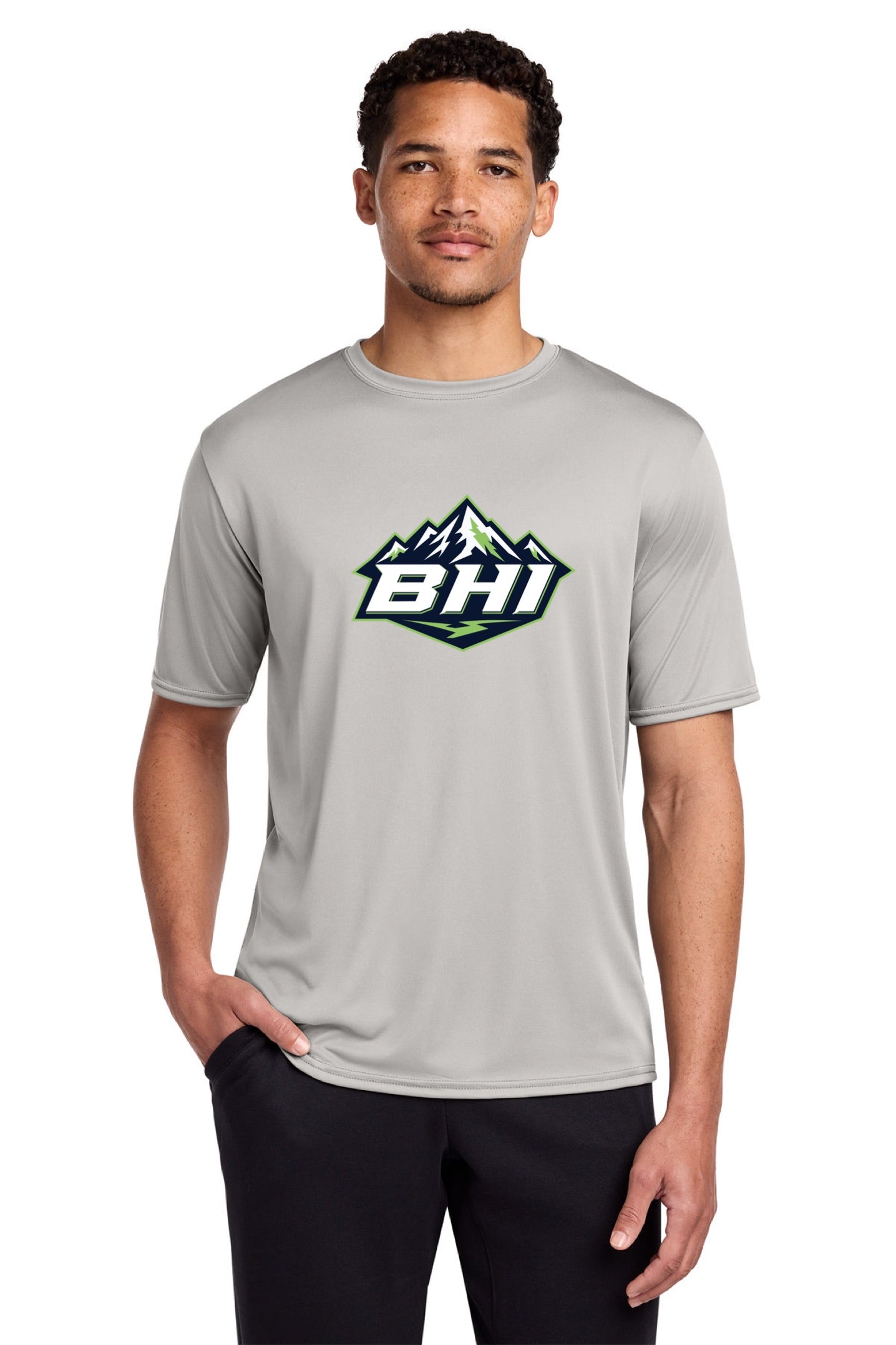 Port & Co™ Performance Tee Men's - MOUNTAIN LOGO